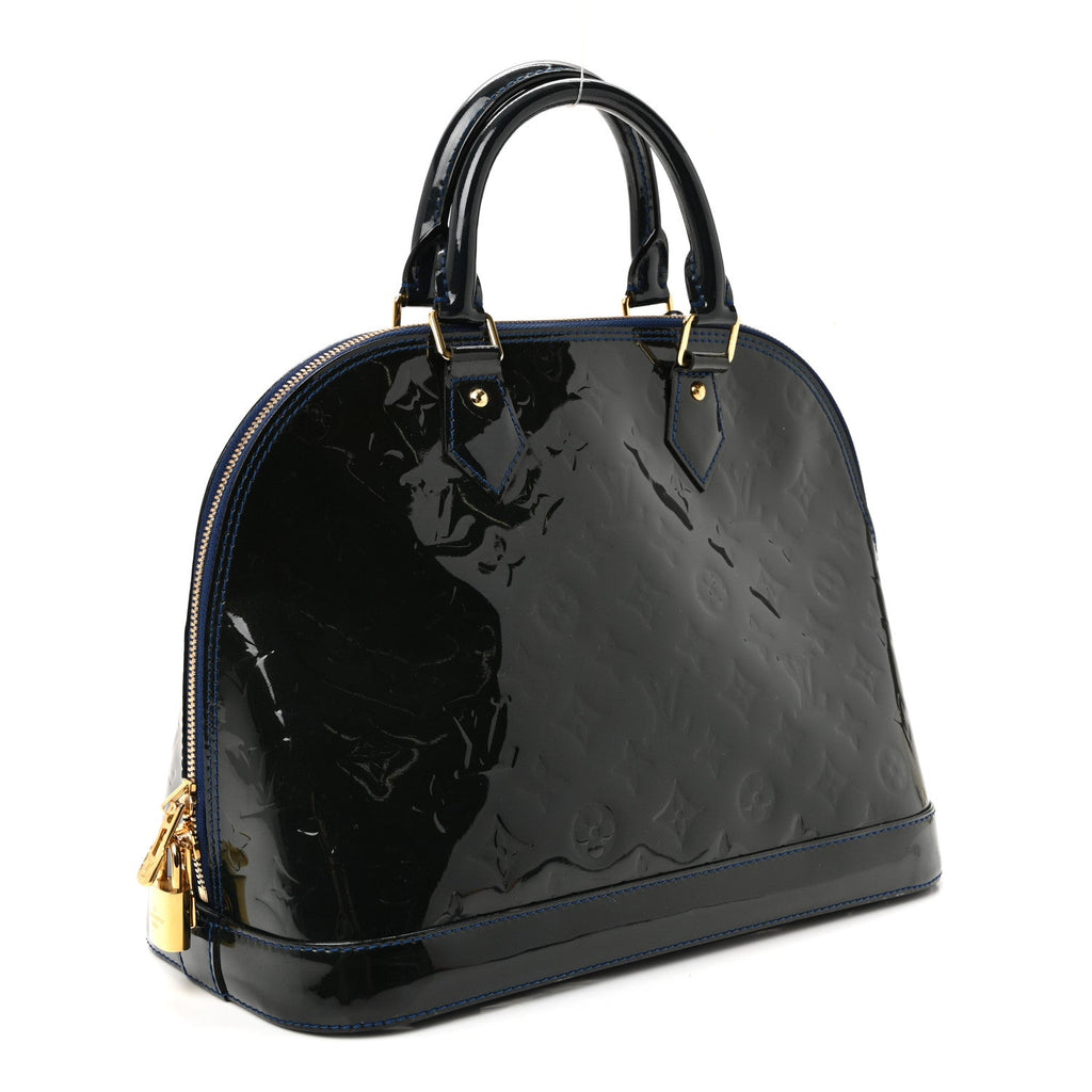 Louis Vuitton Vernis Alma PM Blue Nuit