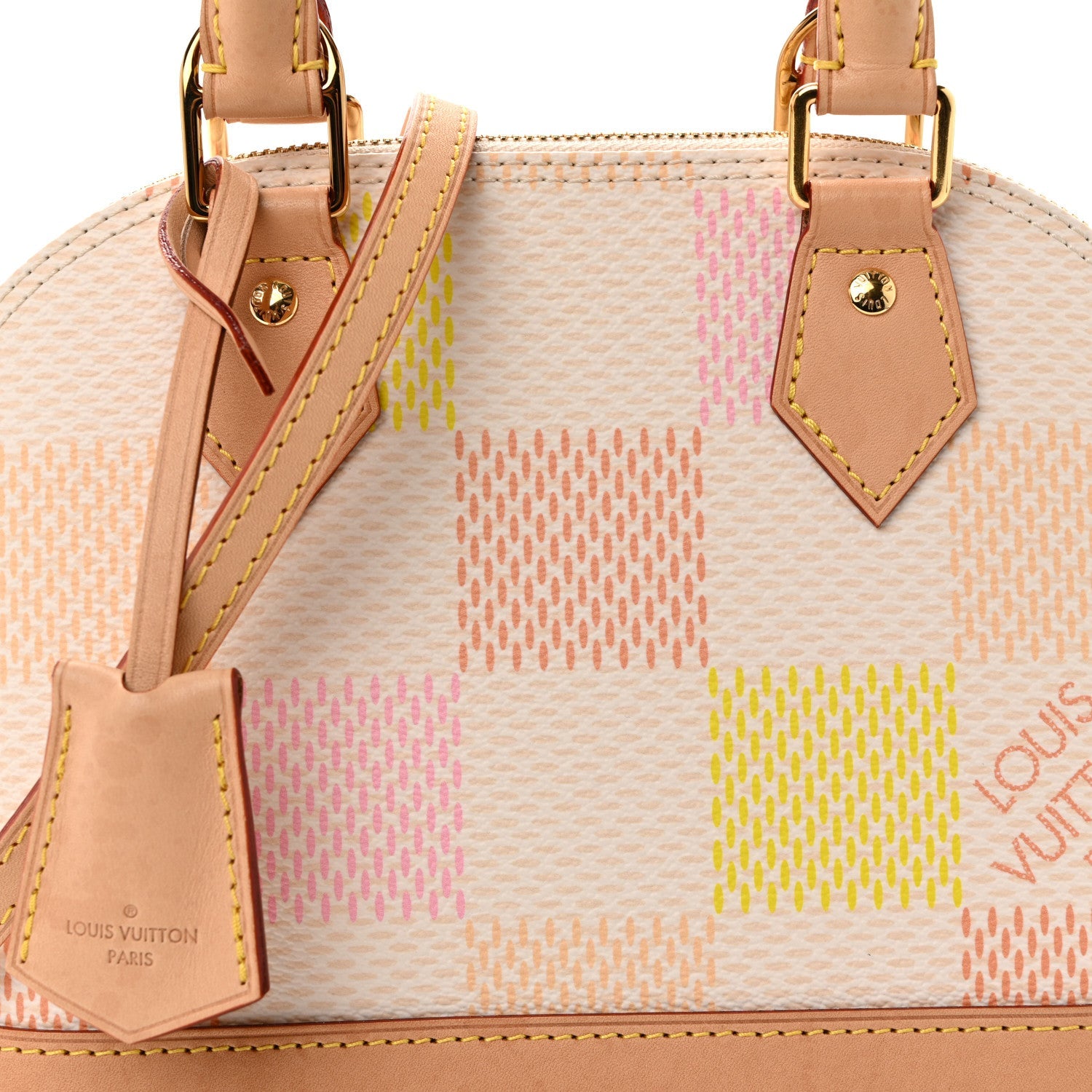 Louis Vuitton Damierlicious Alma BB Rose Peach