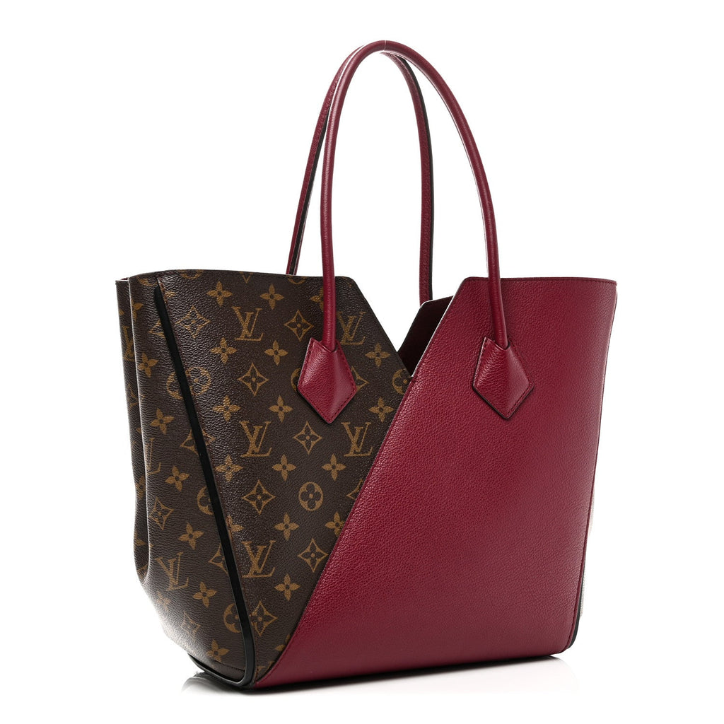 Louis Vuitton Calfskin Monogram Kimono Tote Grape