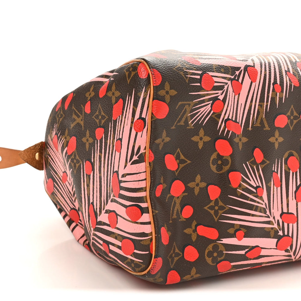 Louis Vuitton Monogram Jungle Dots Speedy 30 Sugar Pink Poppy