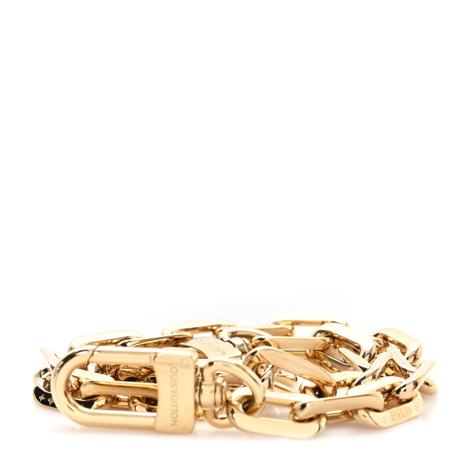 Louis Vuitton Metal Coussin Chain Strap Gold