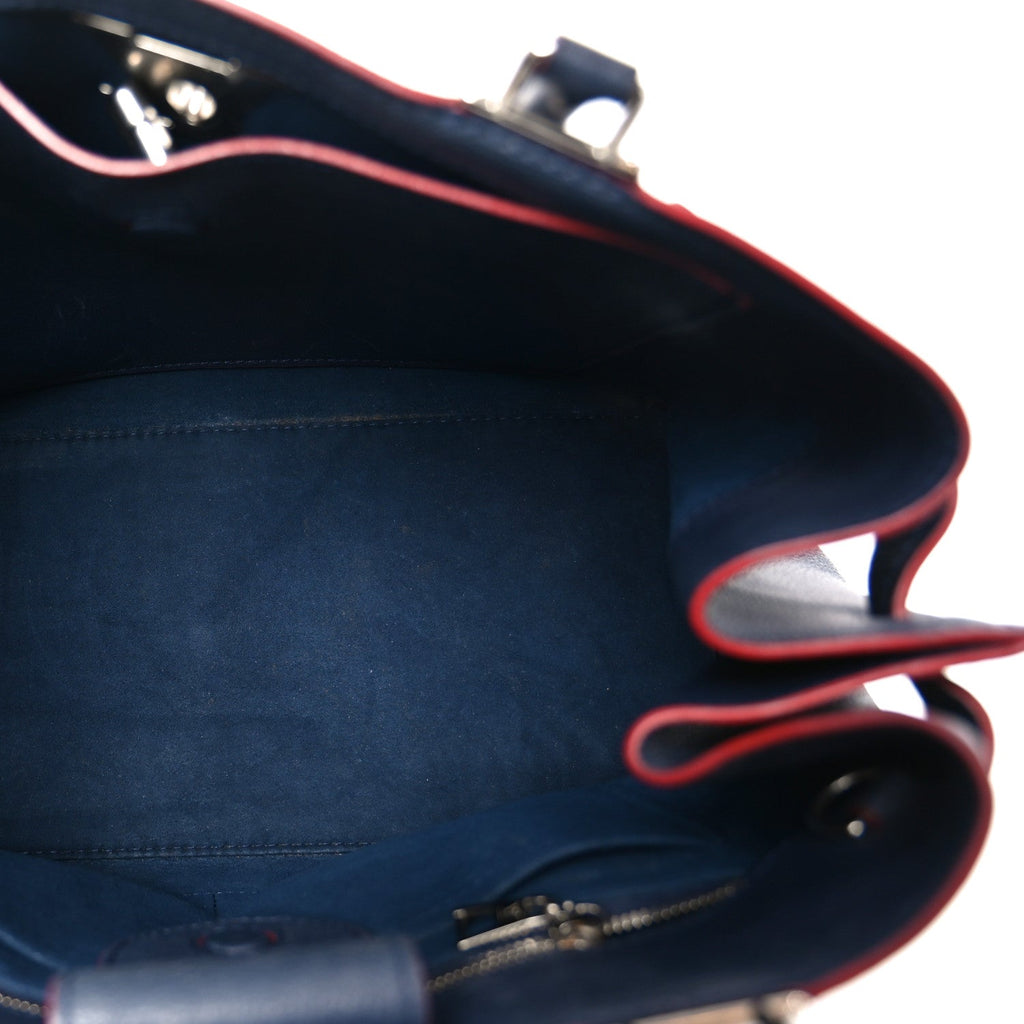 Louis Vuitton Calfskin Lockme Day Marine Rouge