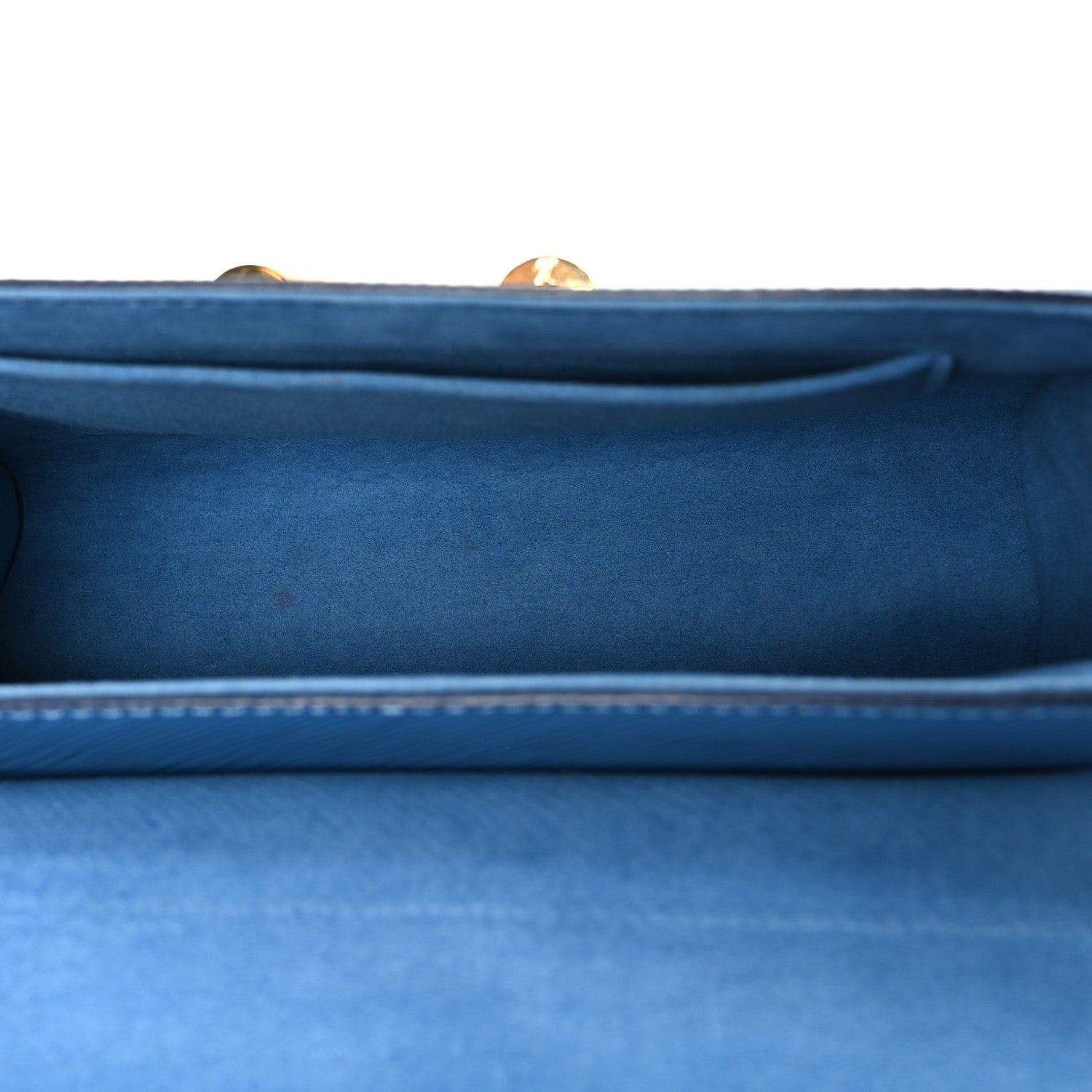 Louis Vuitton Epi Twist Shoulder Bag MM Blue Jean