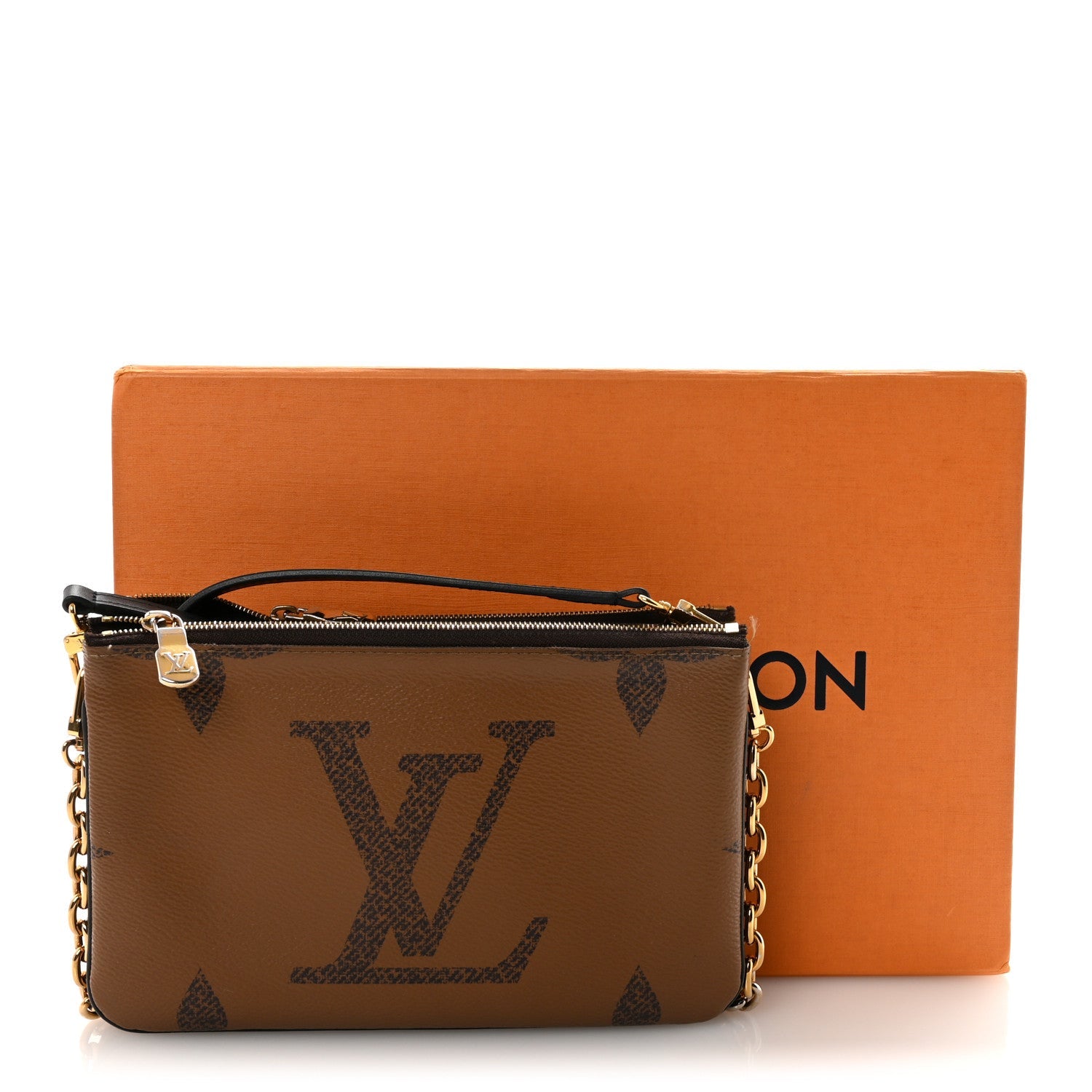 Louis Vuitton Reverse Monogram Giant Double Zip Pochette