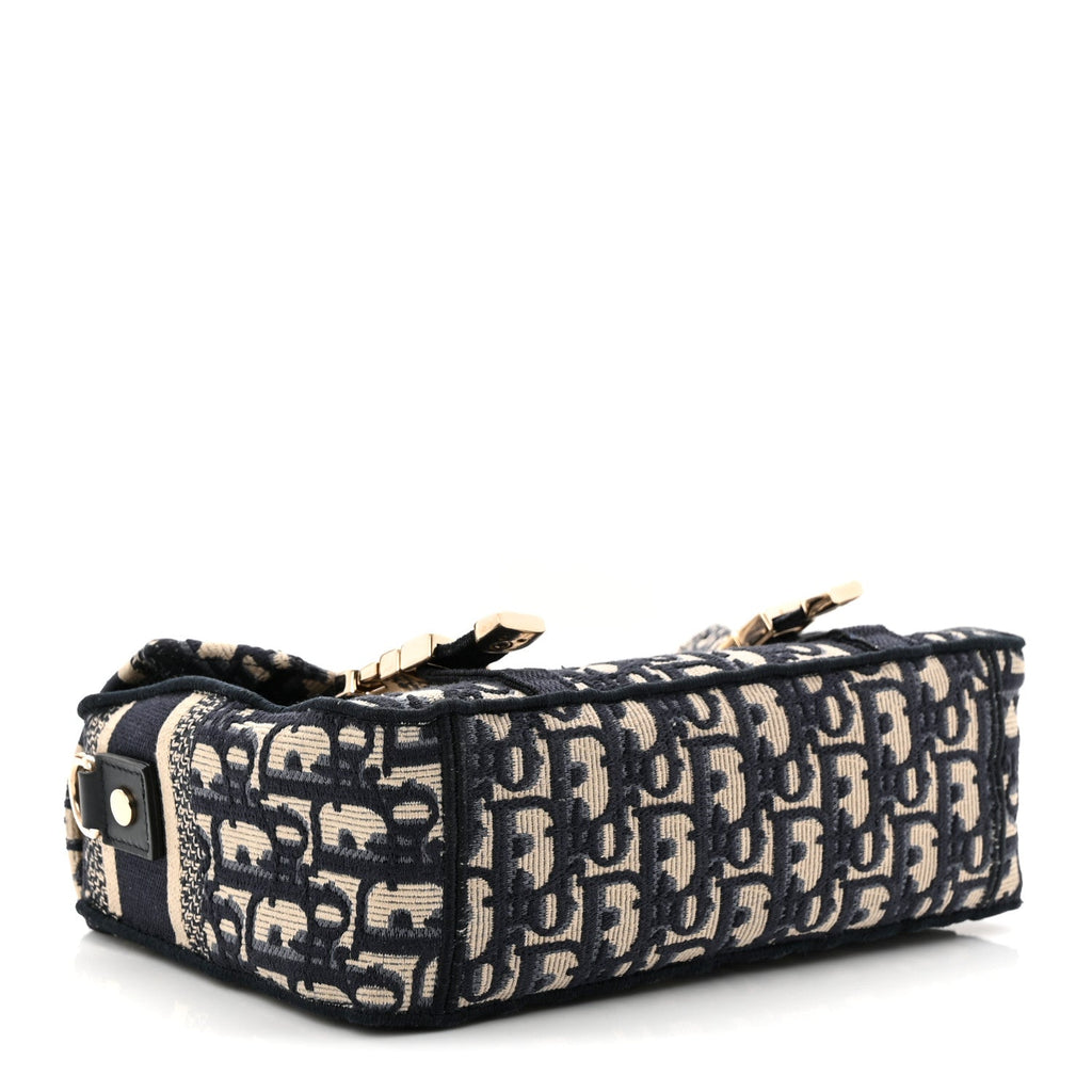 Christian Dior Oblique Small Diorcamp Bag Blue