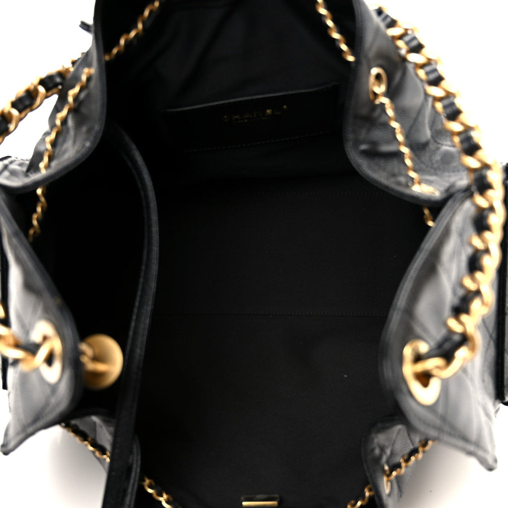 Chanel Caviar Quilted Medium Chanel 25 Handbag Black