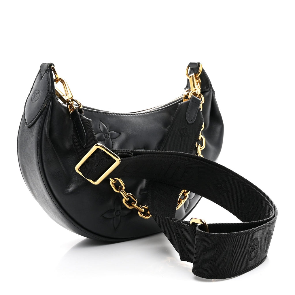 Louis Vuitton Calfskin Bubblegram Over The Moon Black