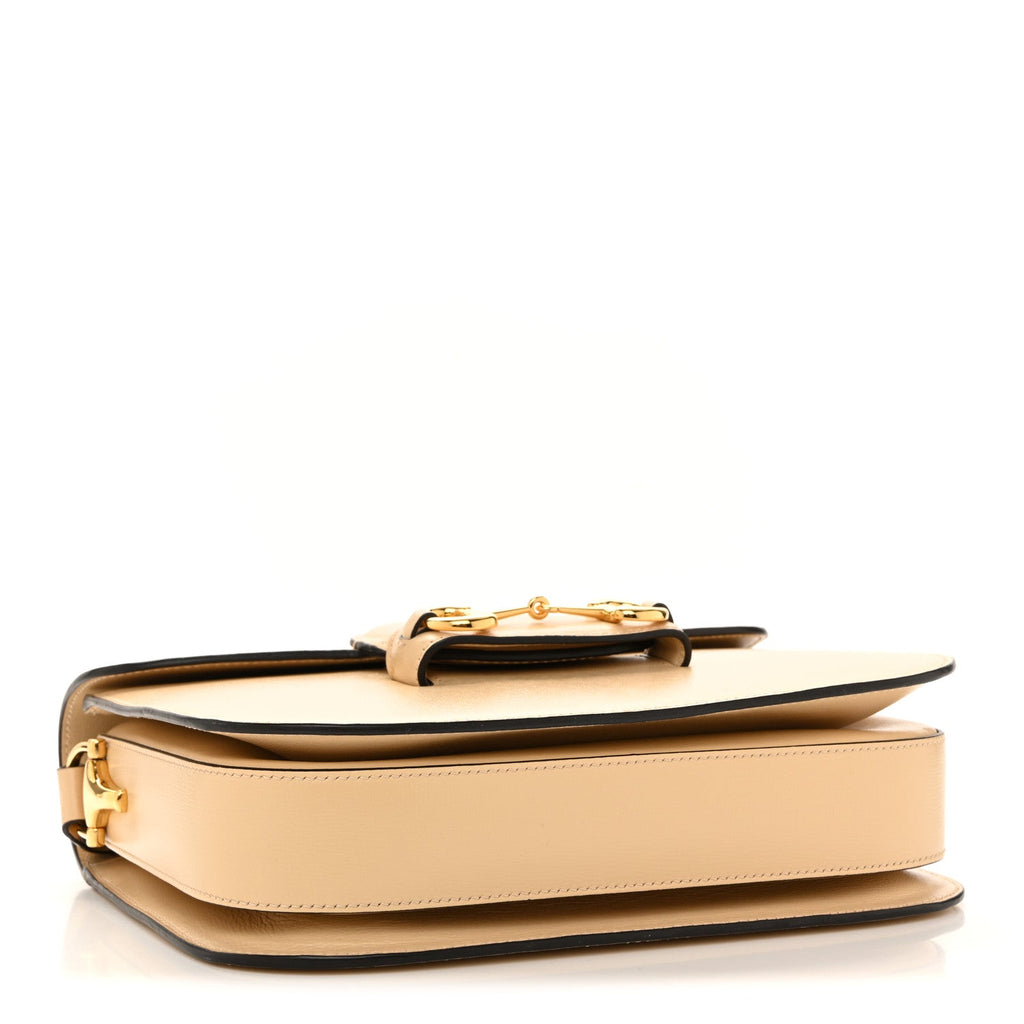 Gucci Azalea Calfskin Horsebit 1955 Shoulder Bag Bubble Tea