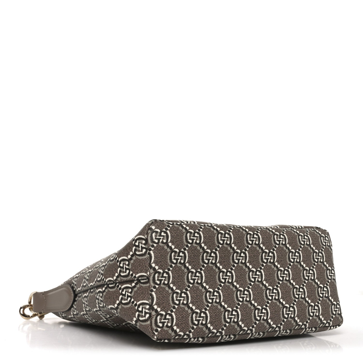 Gucci GG Shadow Monogram Super Mini Ophidia Shoulder Bag Taupe