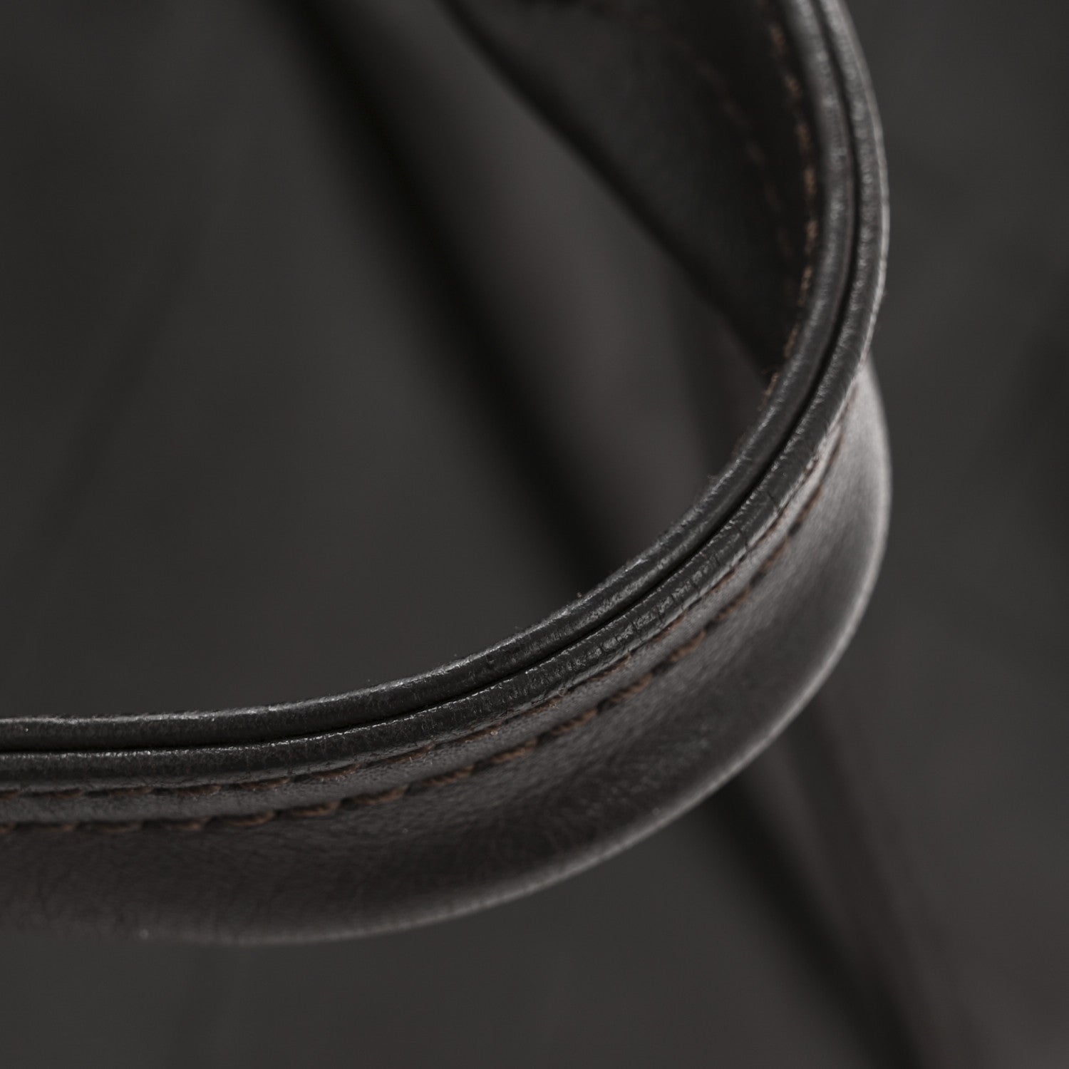 Chanel Calfskin Chevron CC All Day Long Boston Brown