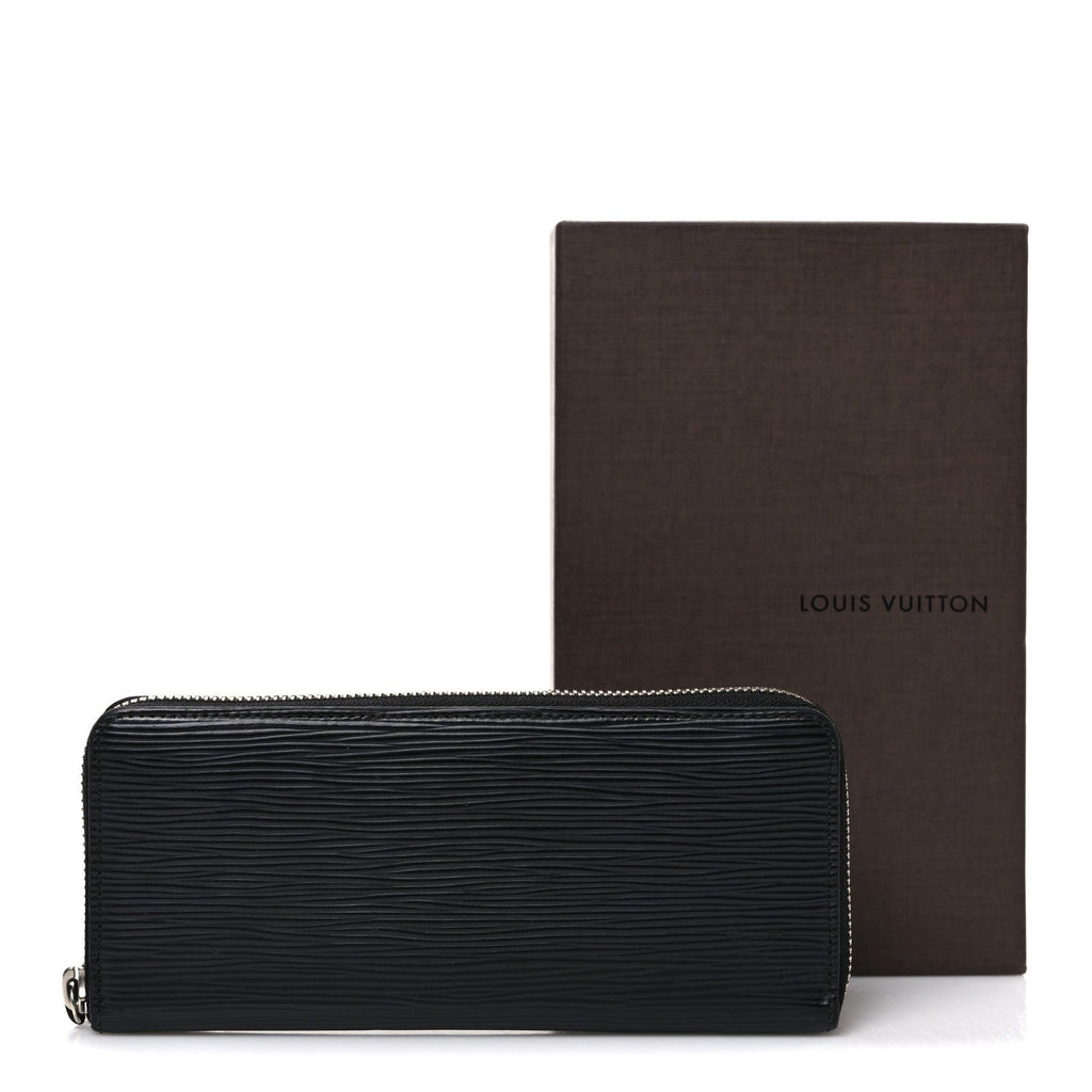 Louis Vuitton Epi Clemence Wallet Black