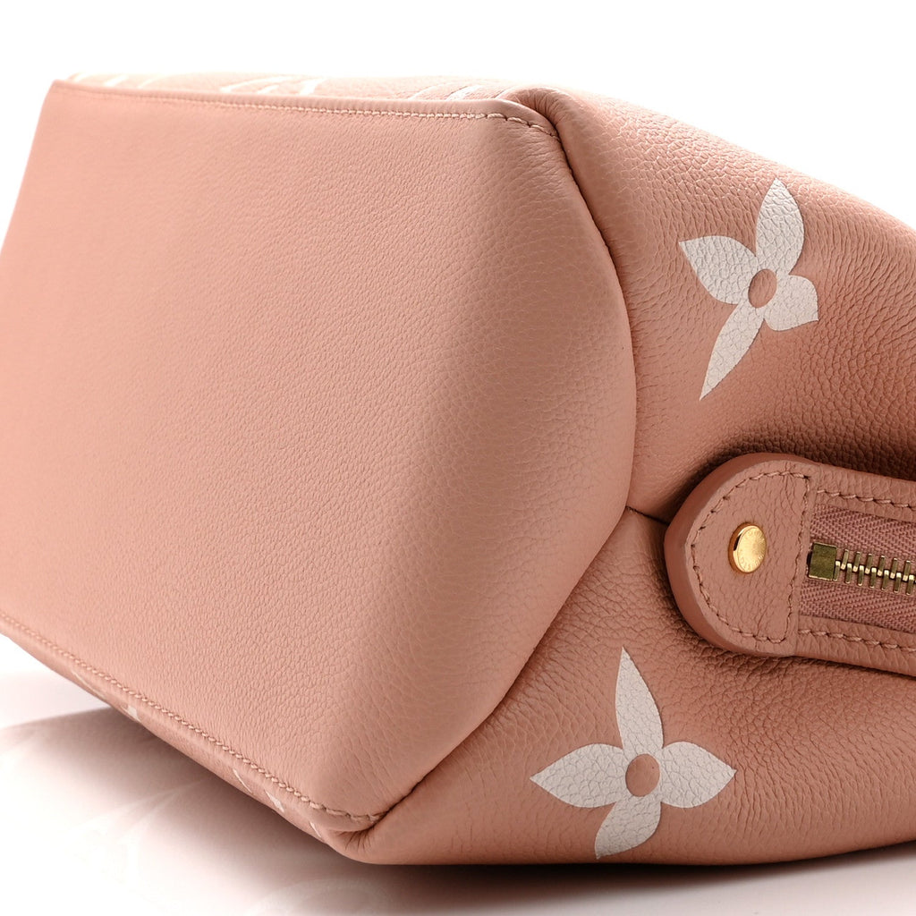Louis Vuitton Empreinte Monogram Giant Petit Palais Rose Trianon Creme