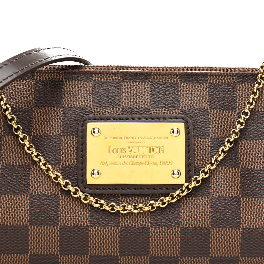 Louis Vuitton Damier Ebene Eva Clutch