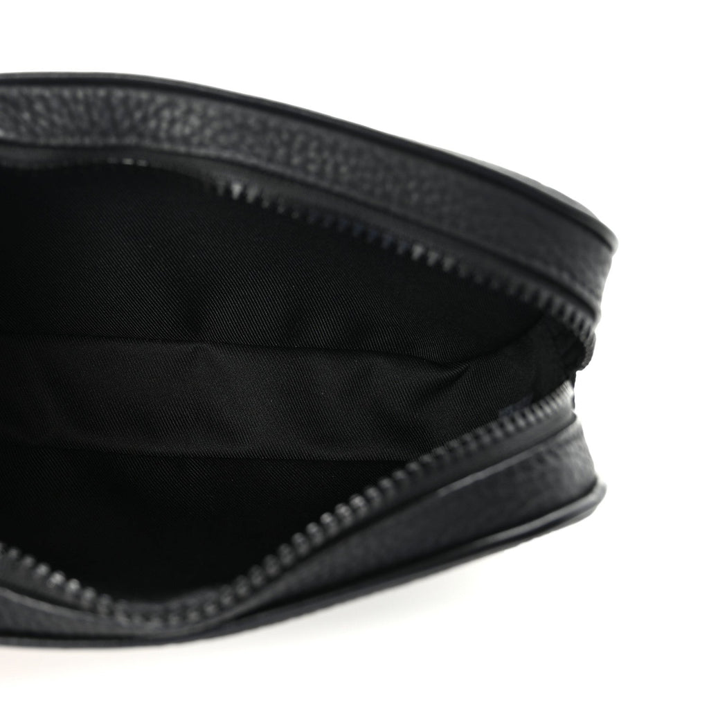 Louis Vuitton Taurillon Monogram Uniformes Solar Ray Soft Pochette Volga Belt Bag Black