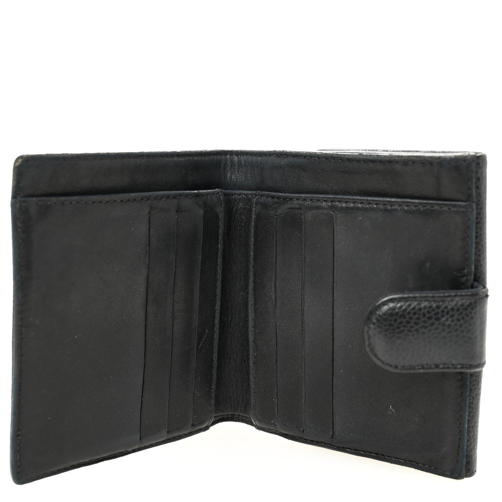 Caviar Timeless CC Compact French Wallet Black