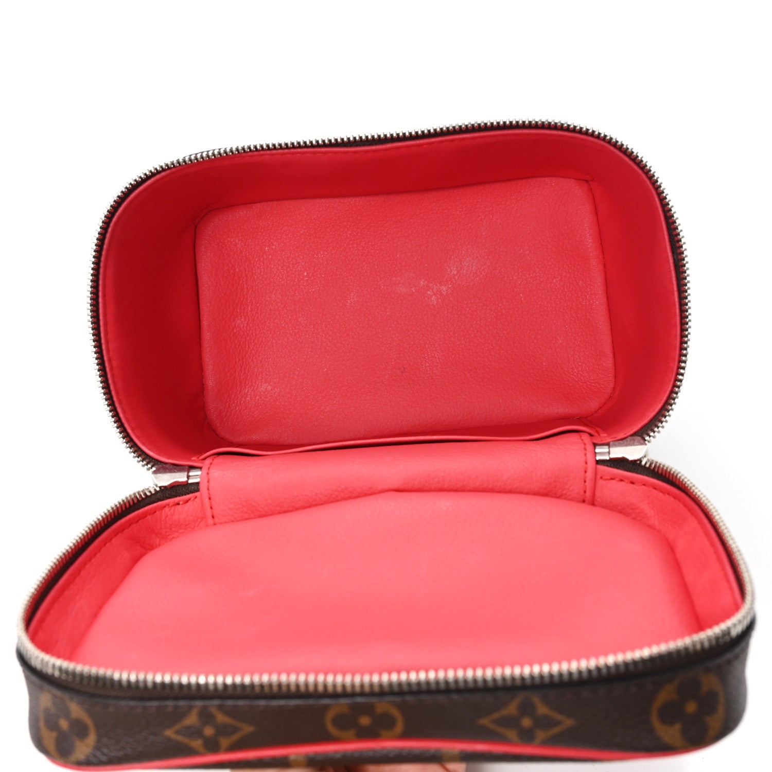 Louis Vuitton Monogram Macassar Nice Mini Rouge