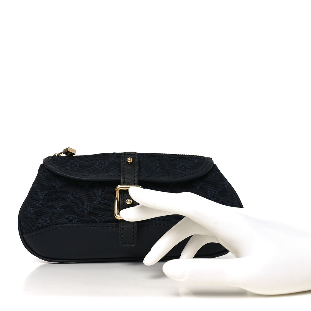 Louis Vuitton Mini Monogram Anne Sophie Pochette Clutch Bleu