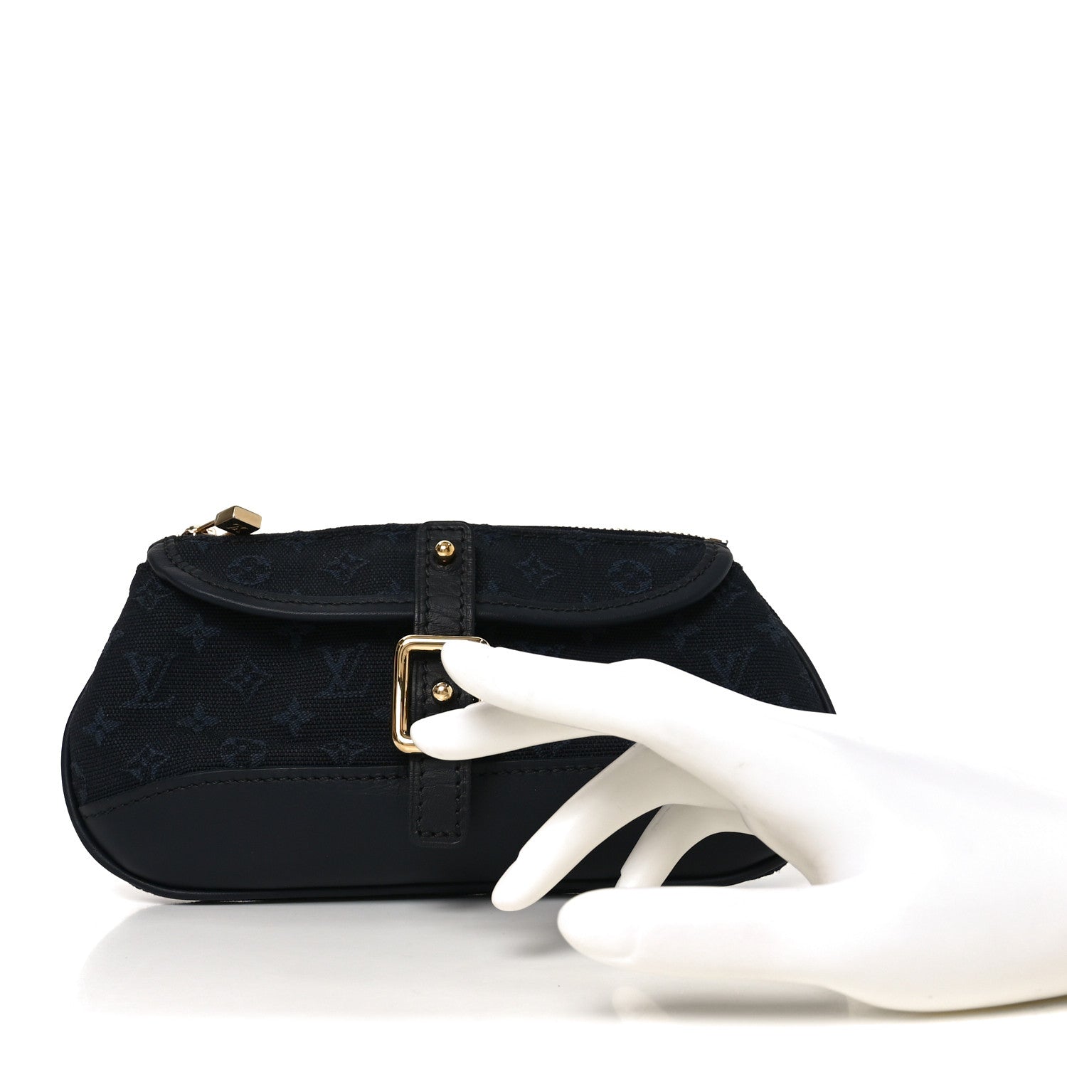 Louis Vuitton Mini Monogram Anne Sophie Pochette Clutch Bleu