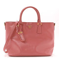 Prada Saffiano Vernice Galleria Shopping Tote Begonia