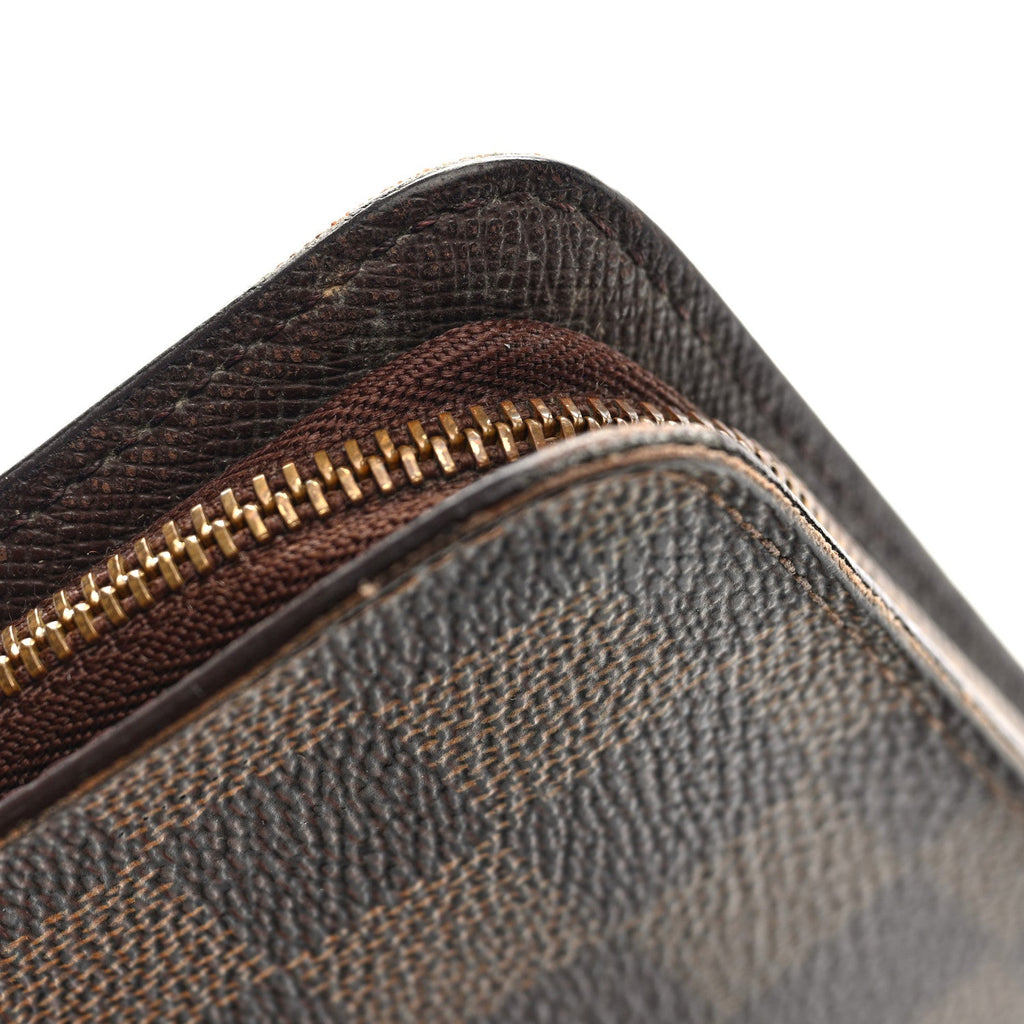 Louis Vuitton Damier Ebene Porte-Monnaie Zippe Zippy Wallet
