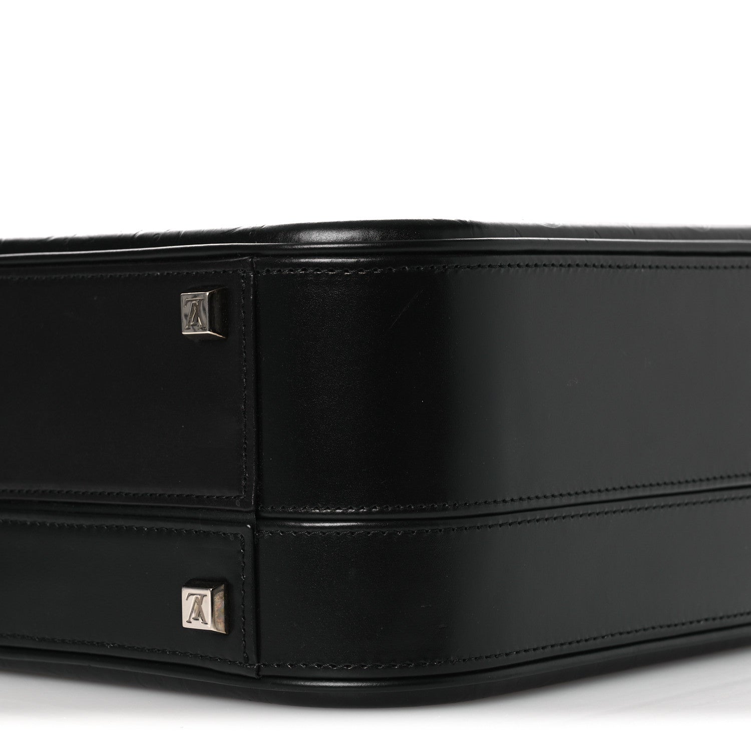 Louis Vuitton Monogram Glace Valisette MM Black