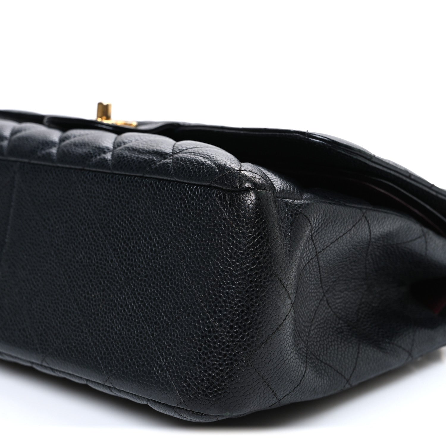 Chanel Caviar Quilted Jumbo Double Flap Black