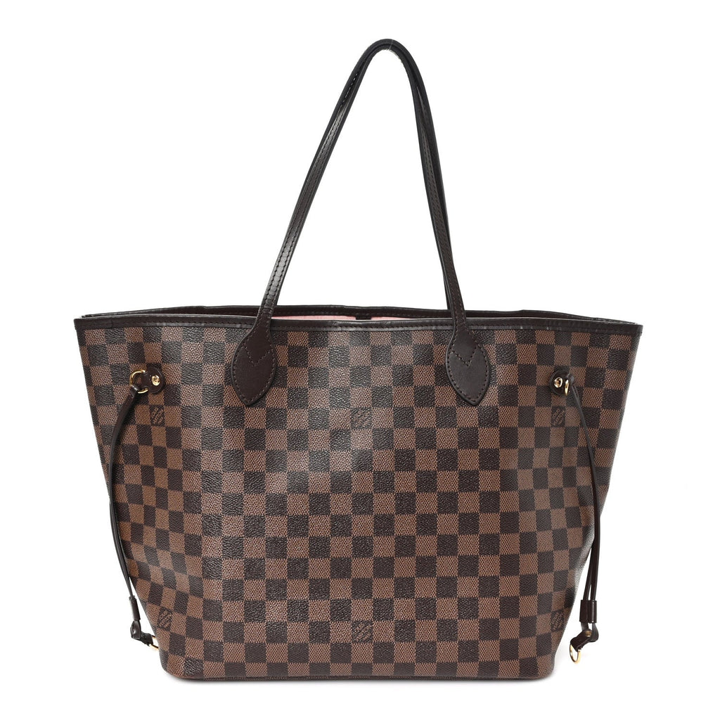 Louis Vuitton Damier Ebene Neo Neverfull MM Rose Ballerine