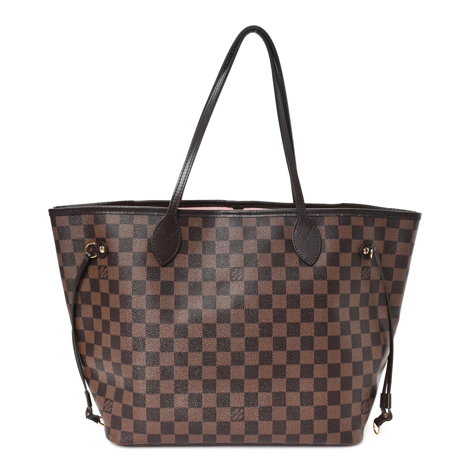 Louis Vuitton Damier Ebene Neo Neverfull MM Rose Ballerine