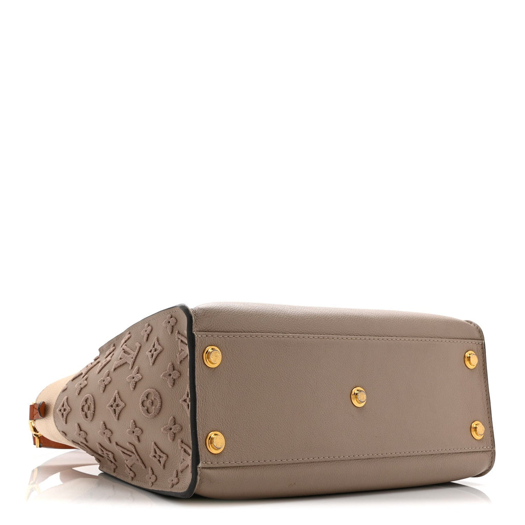 Louis Vuitton Calfskin Monogram Tufting On My Side Galet