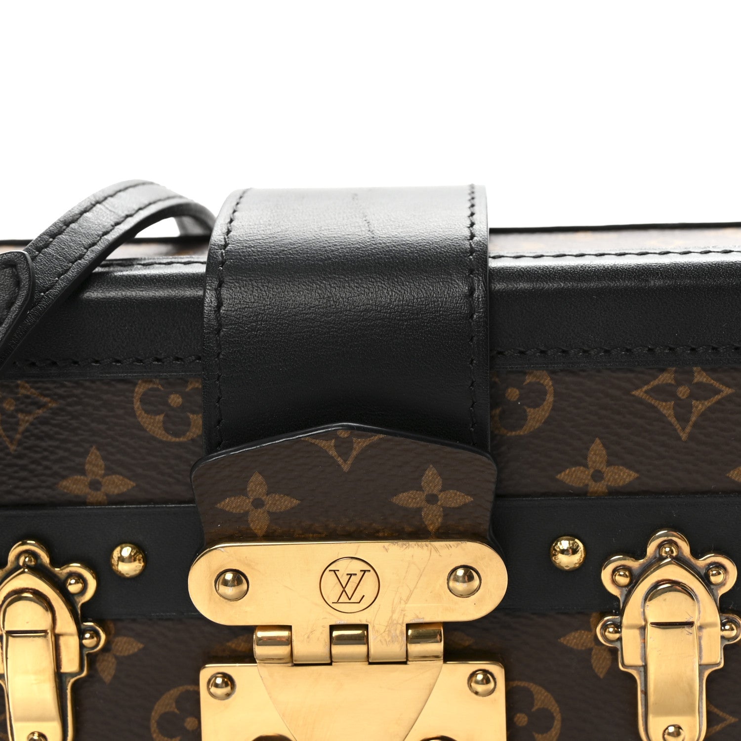 Louis Vuitton Monogram Petite Malle Black