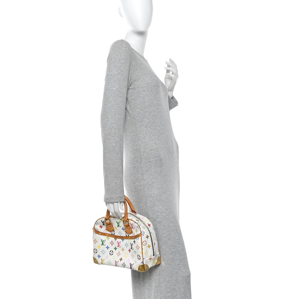 Louis Vuitton Monogram Multicolor Trouville White
