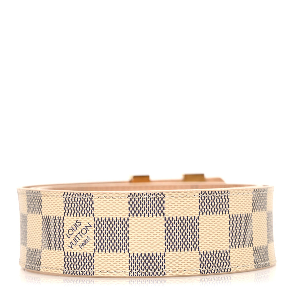 Louis Vuitton Damier Azur LV Initiales 85 34 Belt