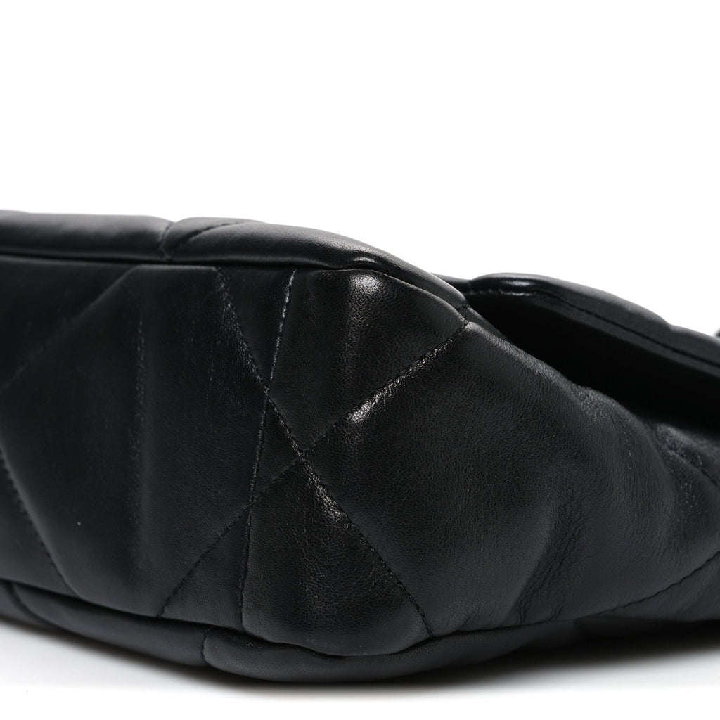 Chanel Lambskin Quilted Medium Chanel 19 Flap Black