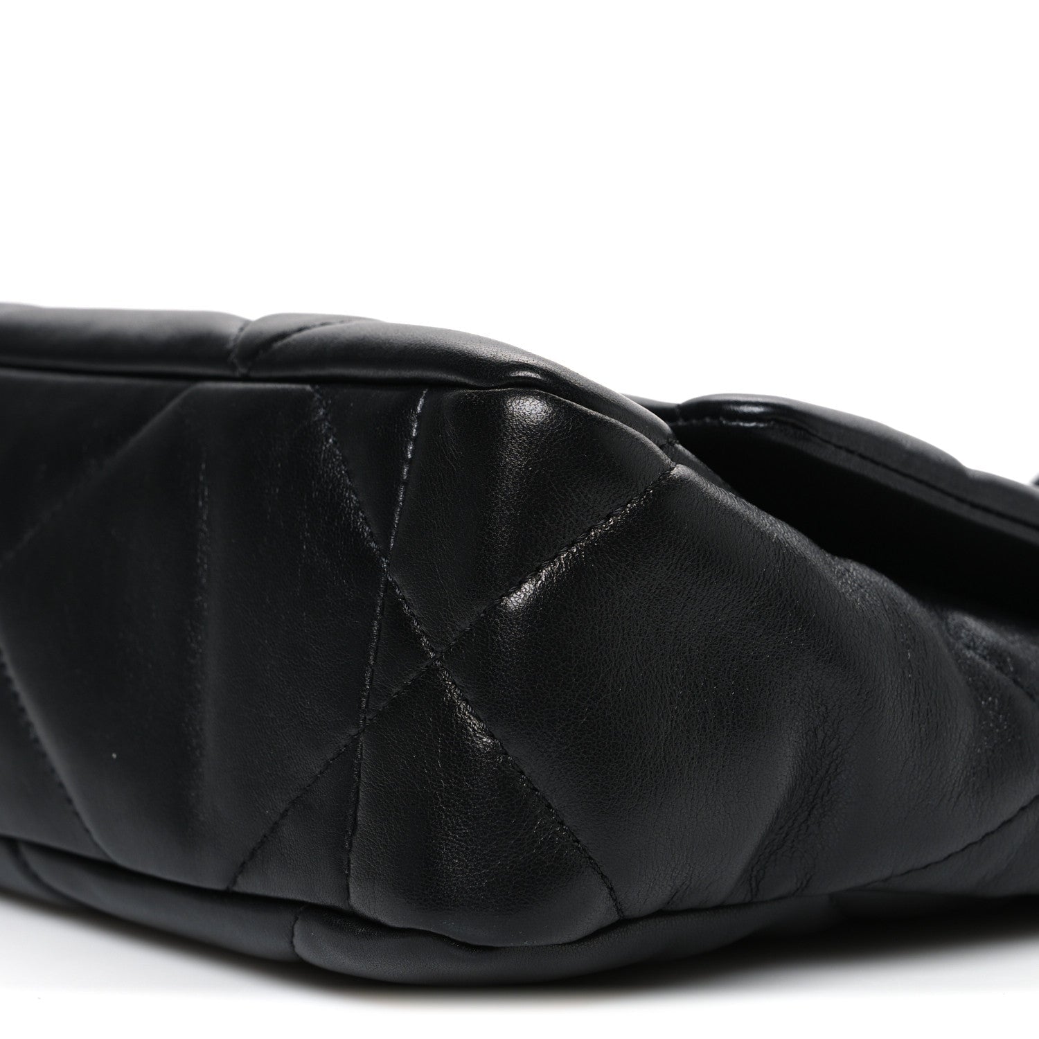 Chanel Lambskin Quilted Medium Chanel 19 Flap Black