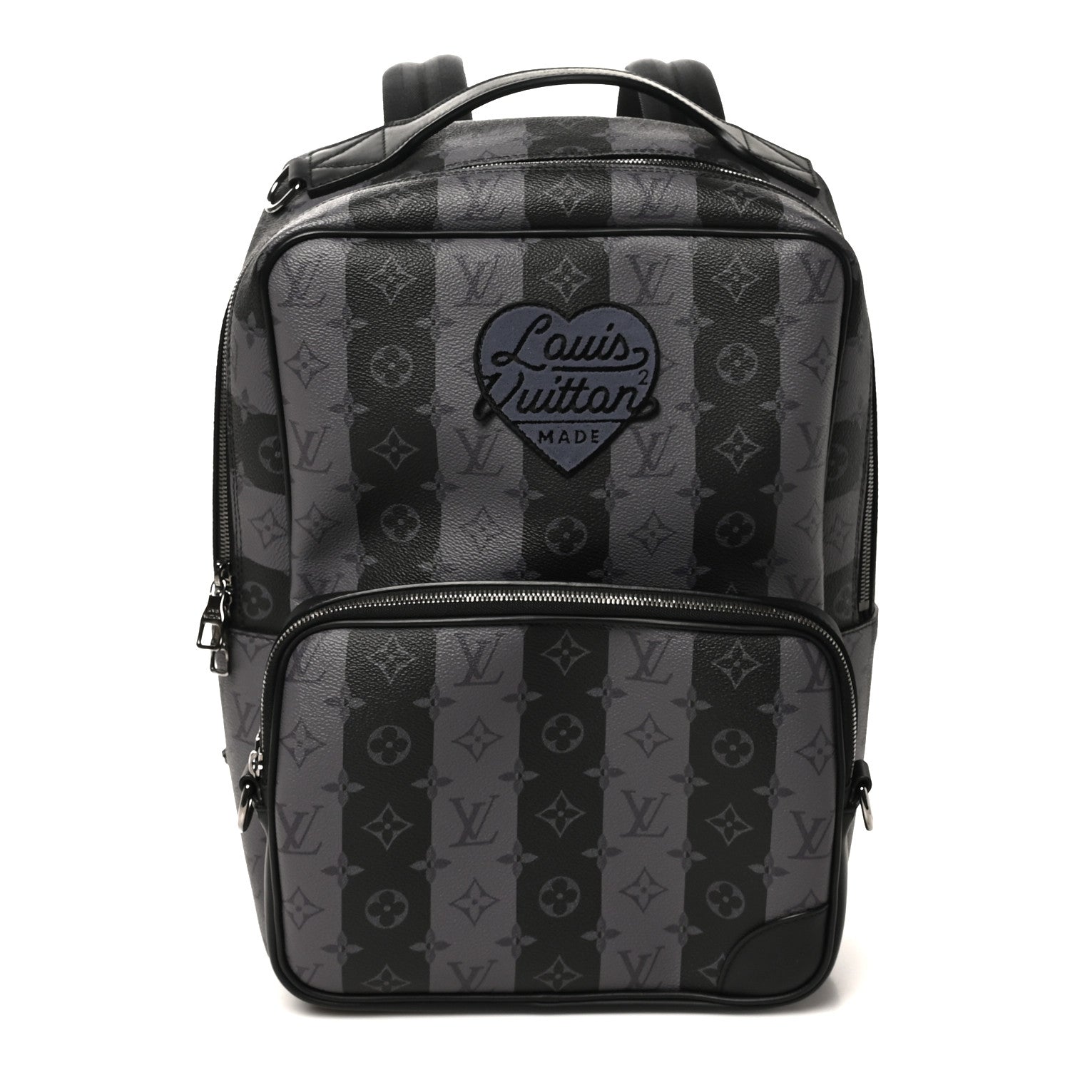 Louis Vuitton X NIGO Monogram Eclipse Stripes LV Heart Modular Utilitary Backpack