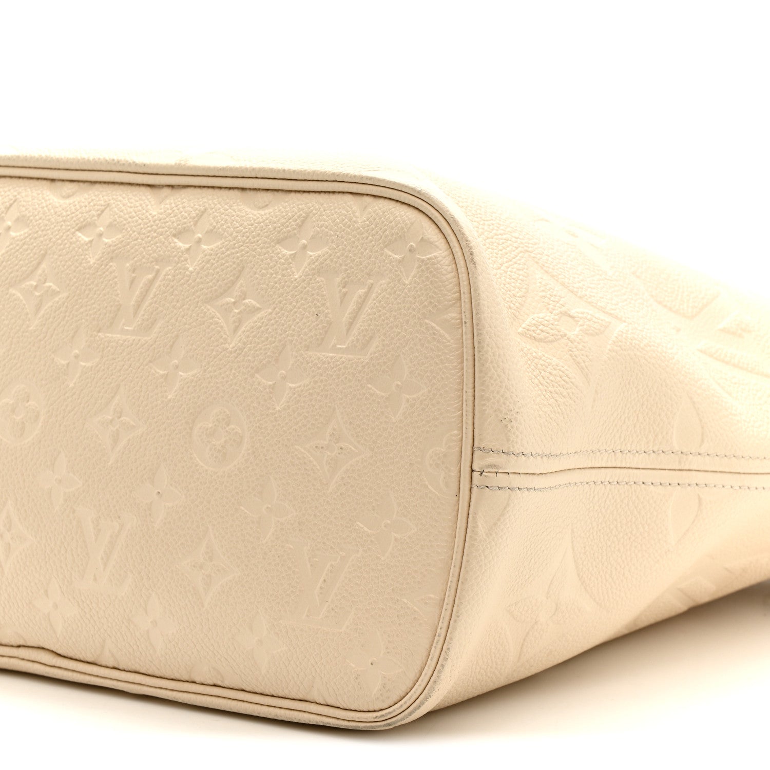 Louis Vuitton Empreinte Monogram Giant Neverfull MM Cream