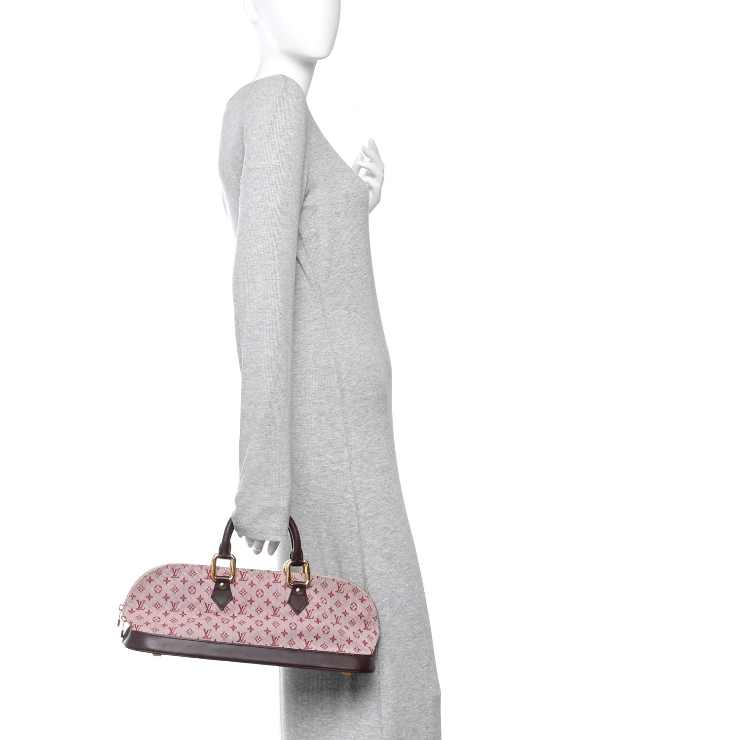 Louis Vuitton Mini Monogram Alma Long Cherry