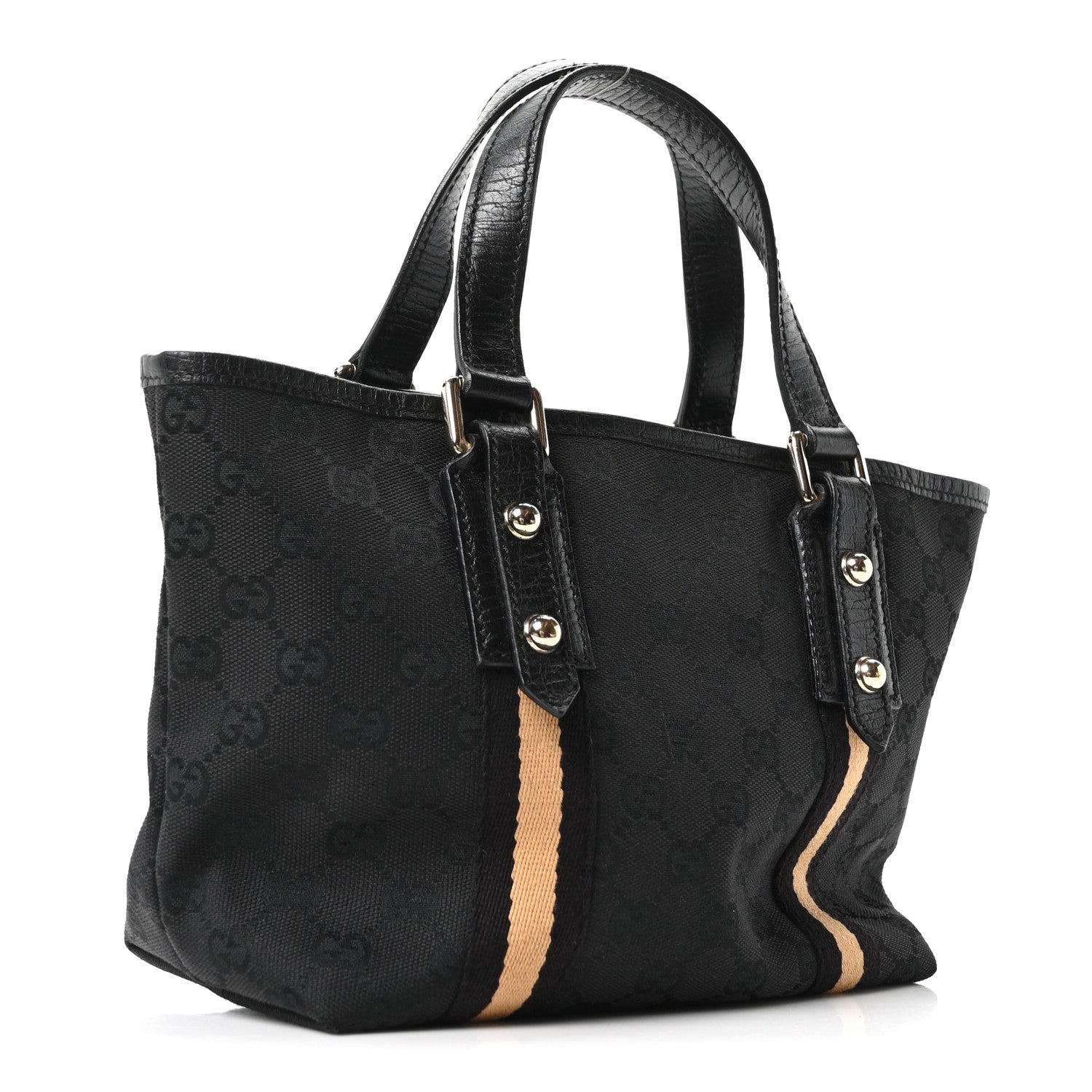 Gucci Monogram Small Jolicoeur Tote Black