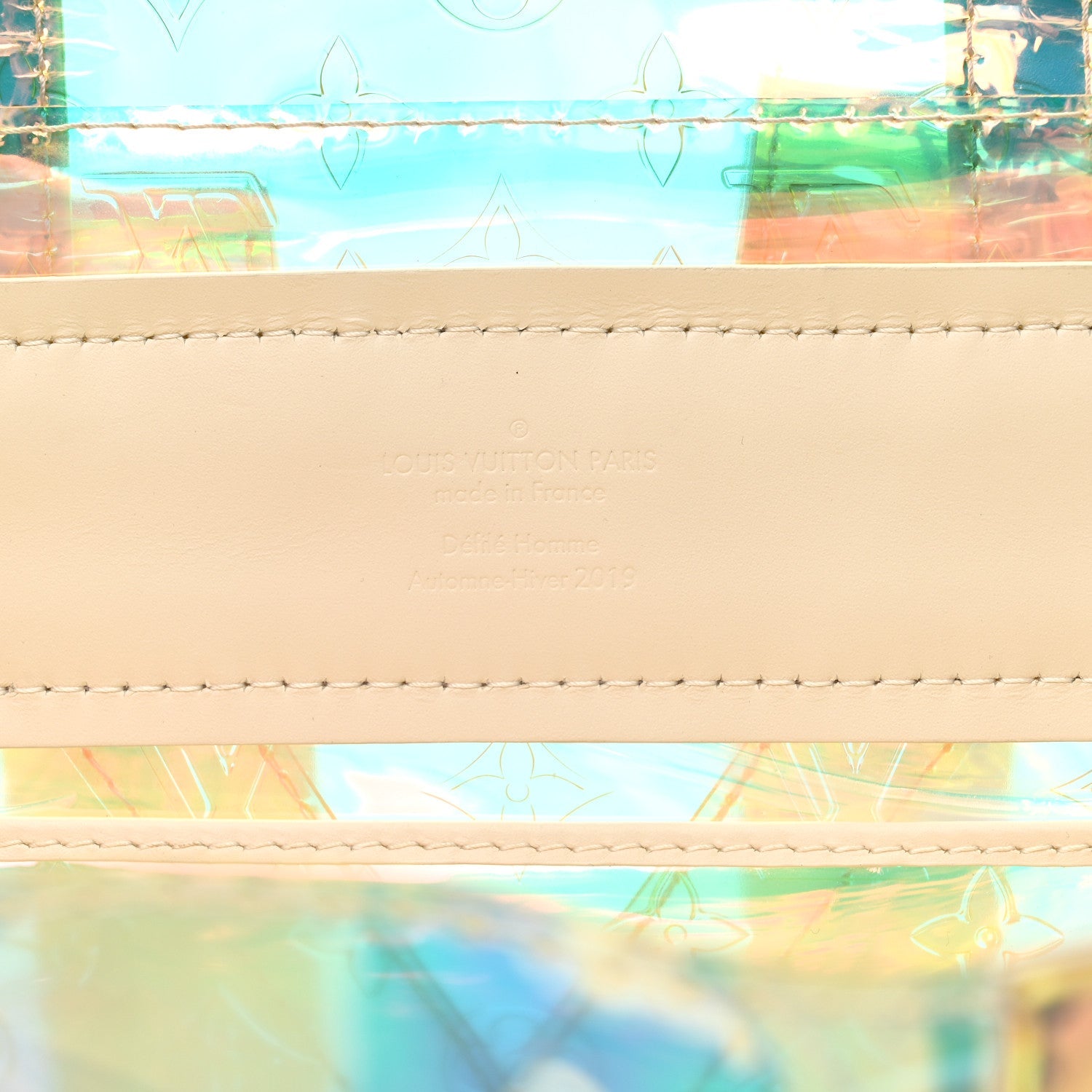Louis Vuitton PVC Monogram Christopher Backpack GM Iridescent Prism