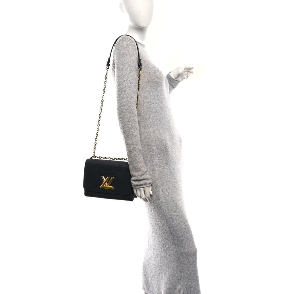 Louis Vuitton Epi Twist Shoulder Bag MM Black