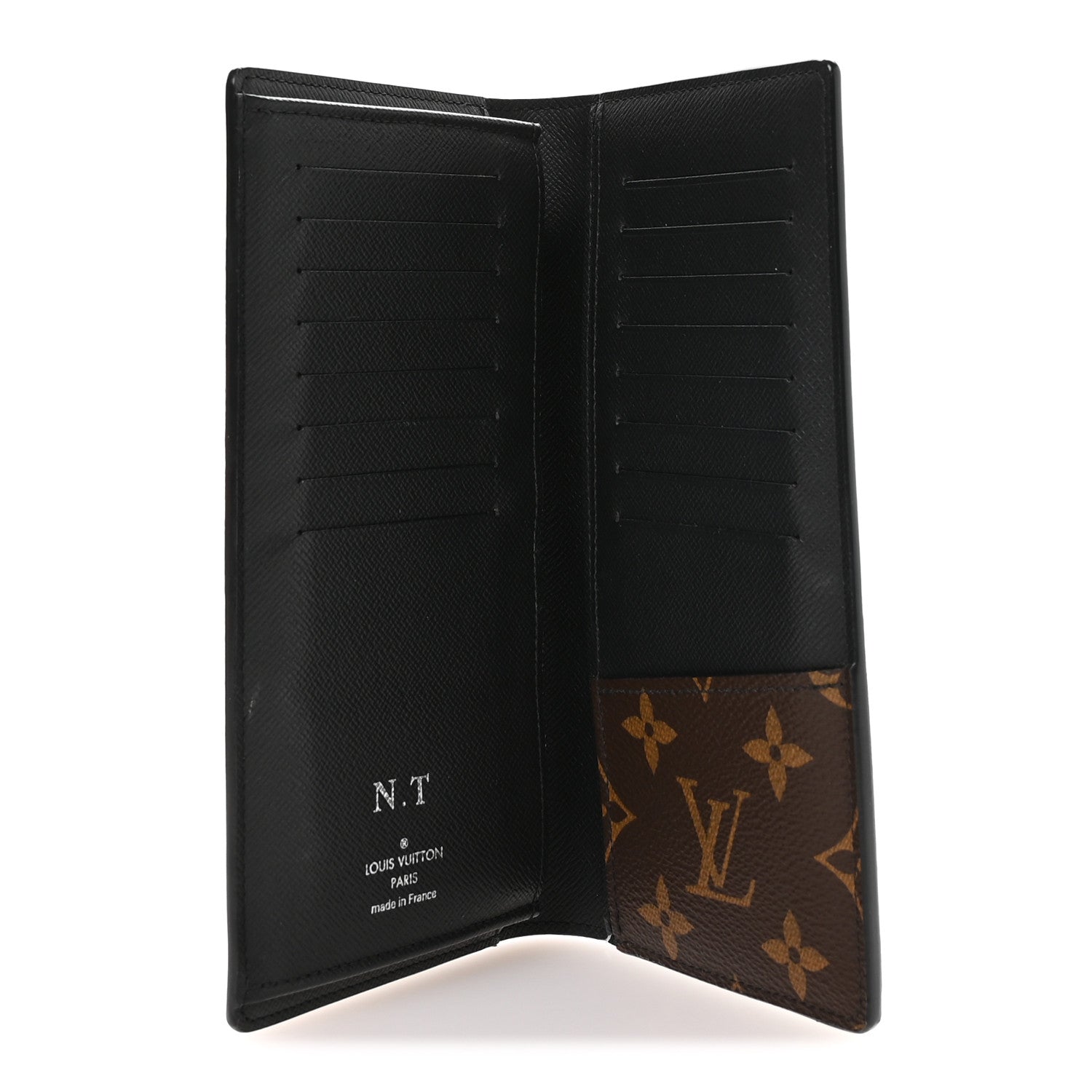 Louis Vuitton Monogram Macassar Brazza Wallet