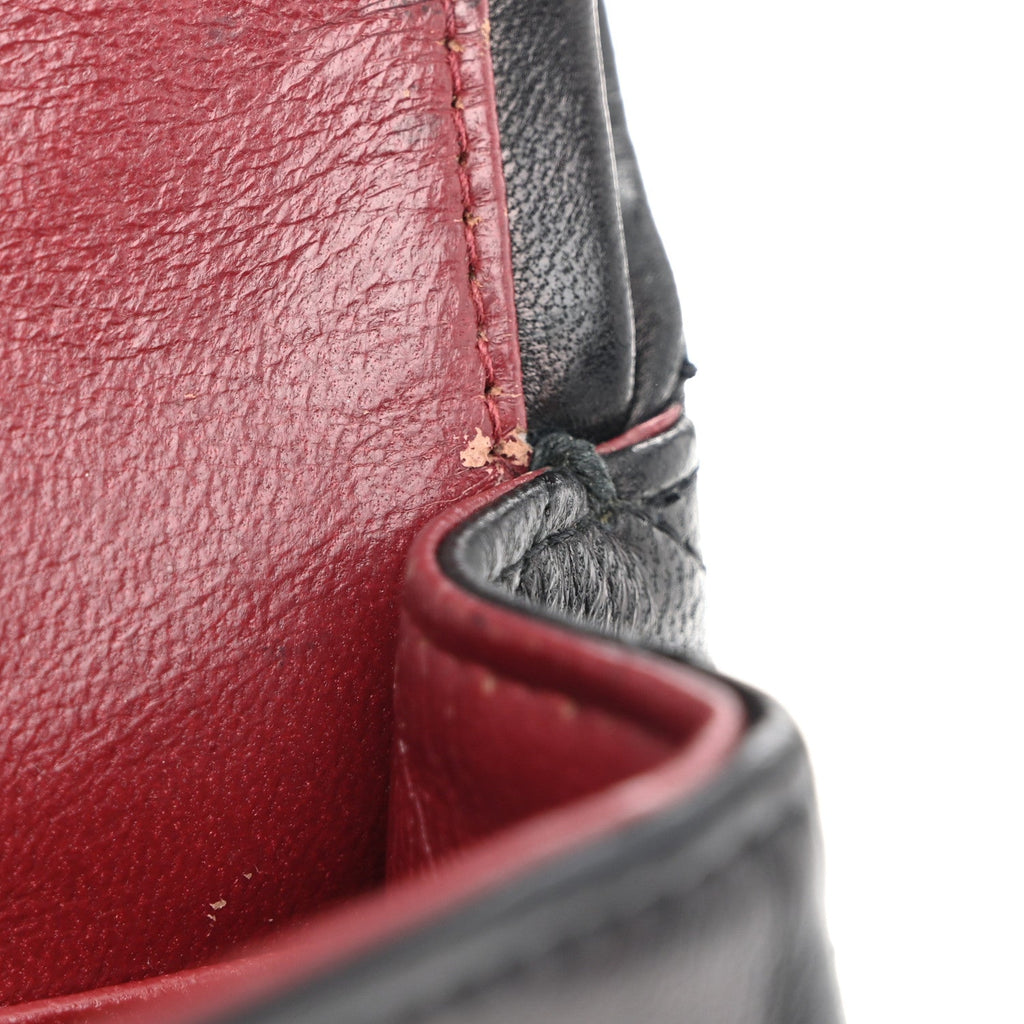 Chanel Lambskin Quilted Small Double Flap Black