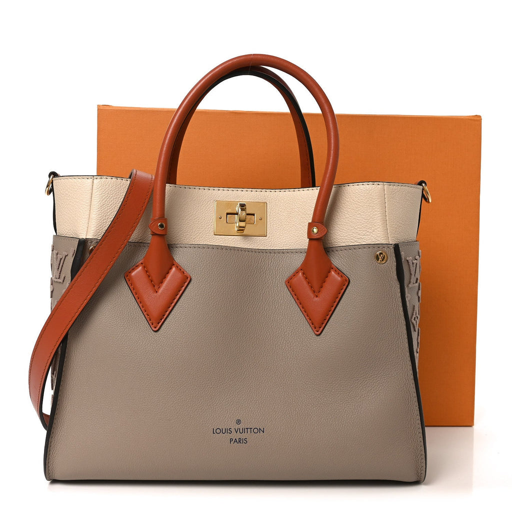 Louis Vuitton Calfskin Monogram Tufting On My Side Galet