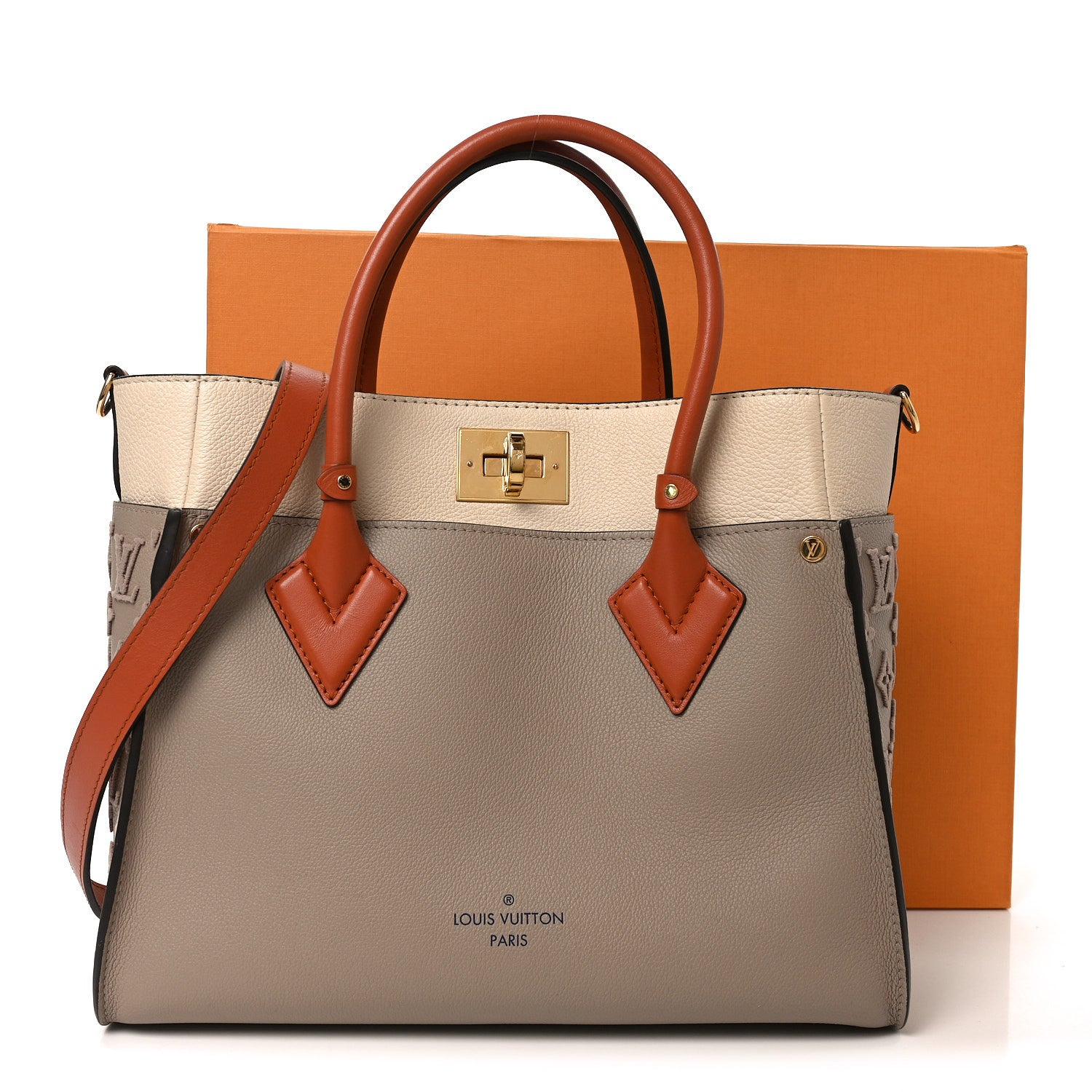 Louis Vuitton Calfskin Monogram Tufting On My Side Galet