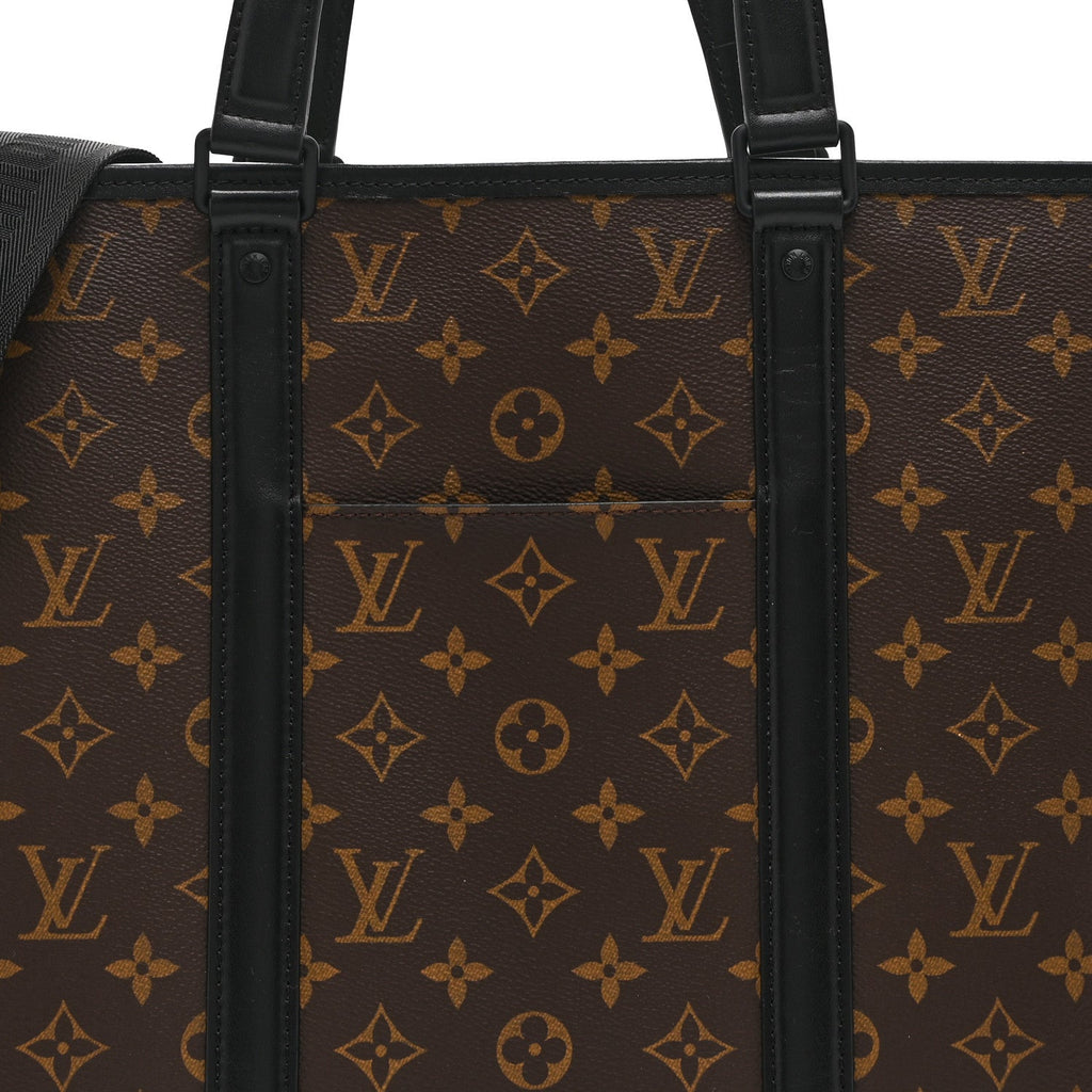 Louis Vuitton Monogram Macassar Weekend Tote PM