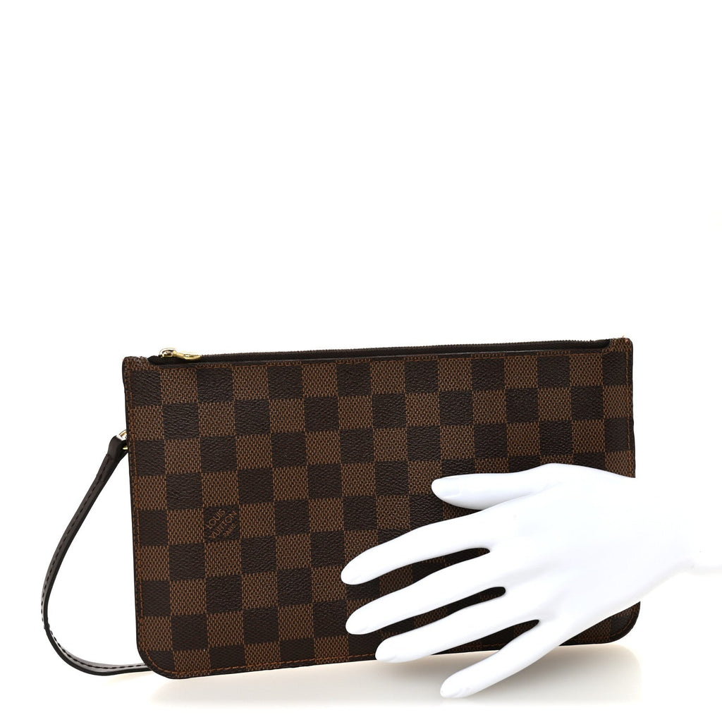 Louis Vuitton Damier Ebene Neverfull MM GM Pochette