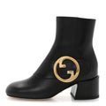 Gucci Malaga Kid GG Blondie 55mm Ankle Boots 35 Black