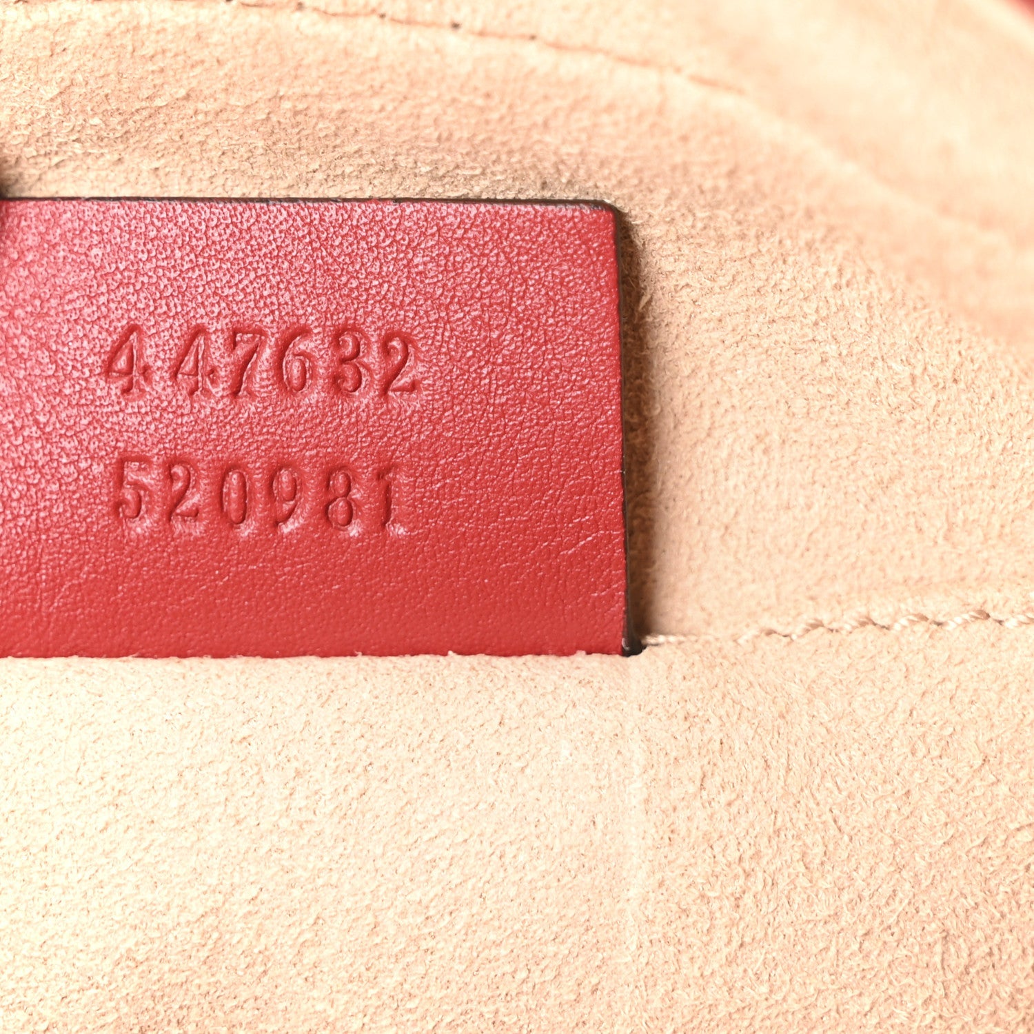 Gucci Calfskin Matelasse Small GG Marmont Chain Shoulder Bag Hibiscus Red