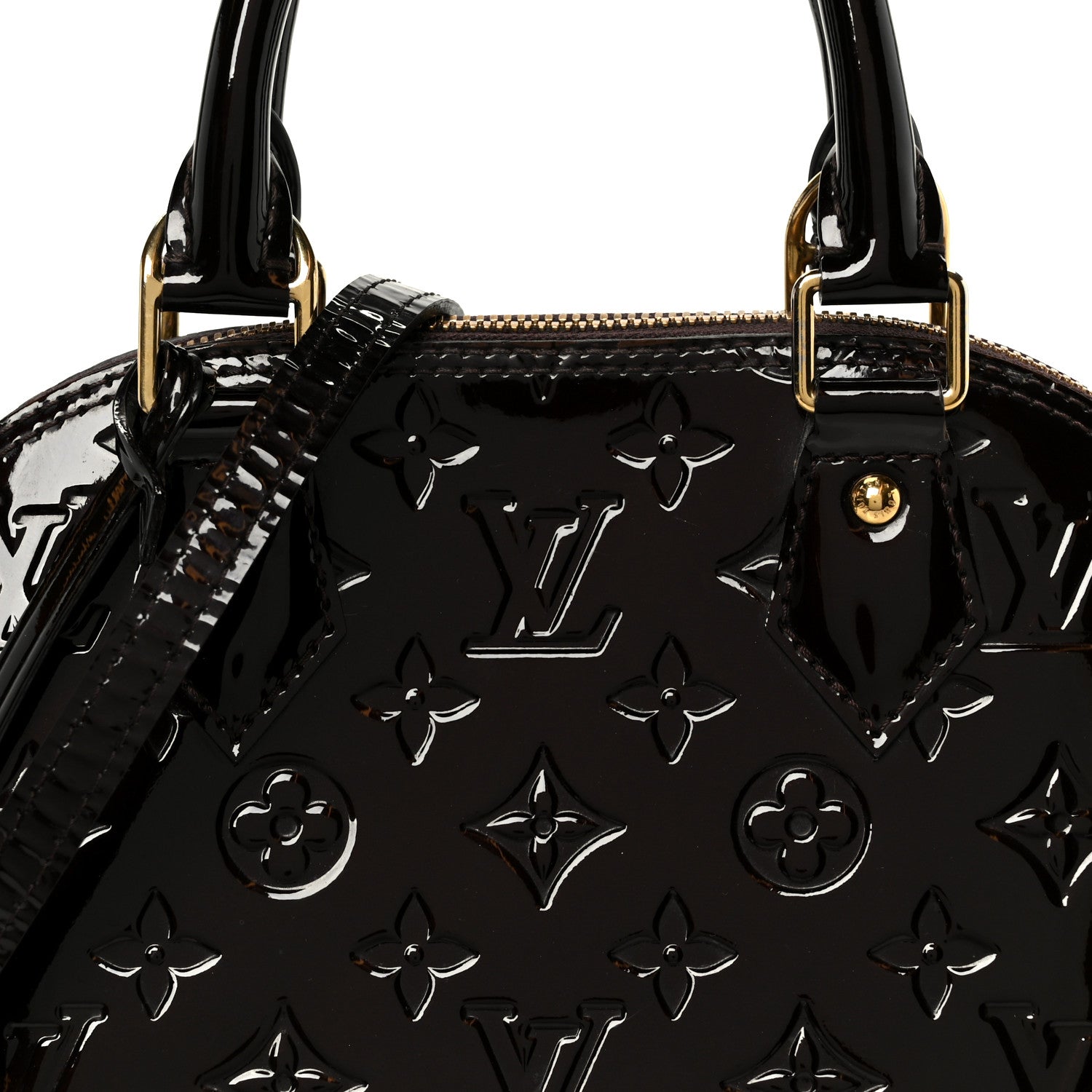 Louis Vuitton Vernis Alma BB Amarante