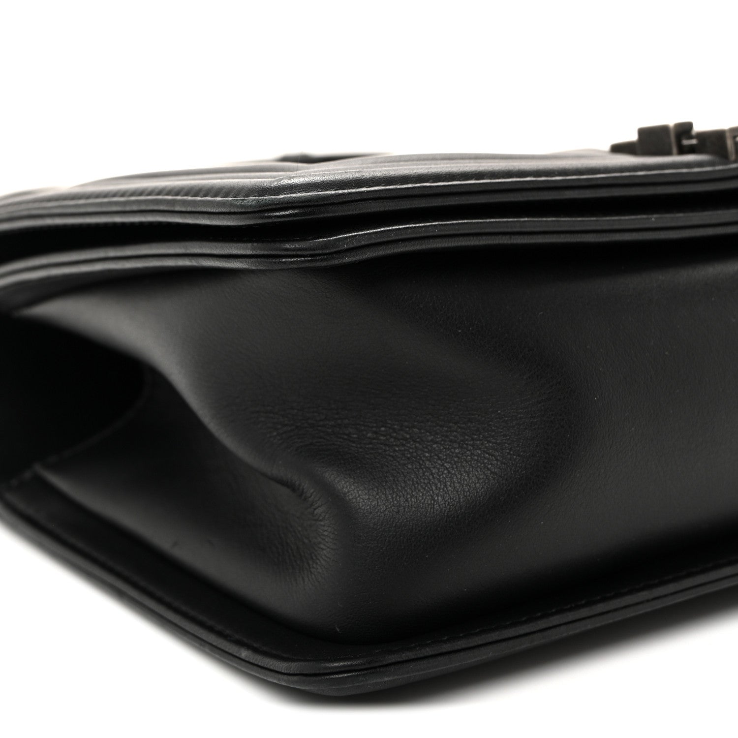 Chanel Calfskin Quilted Medium Boy Flap Black